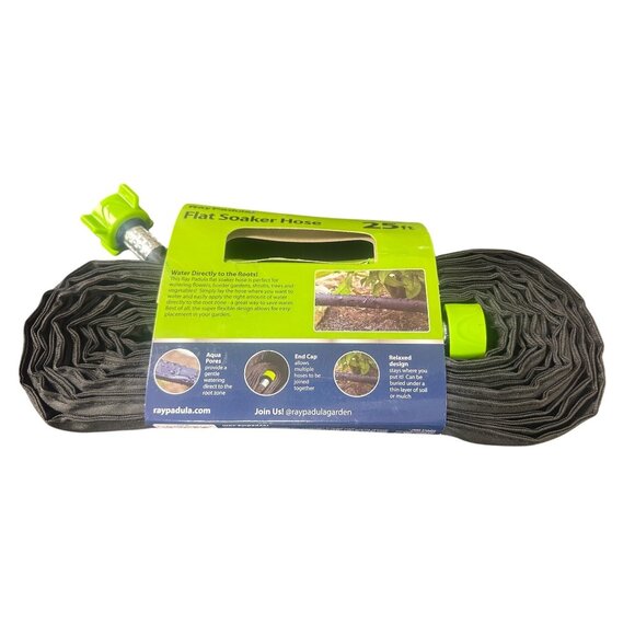 Ray Padula 25 Ft Flat Soaker Hose Ultra Flexible Design For Easy Placement - Picture 3 of 3